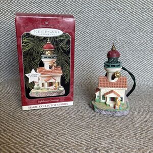 Hallmark Keepsake Ornament Lighthouse Greetings Magic 1998